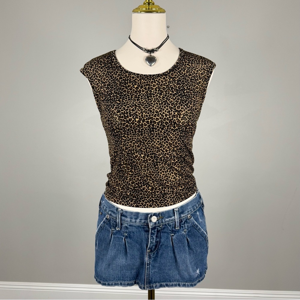 90s cheetah top
